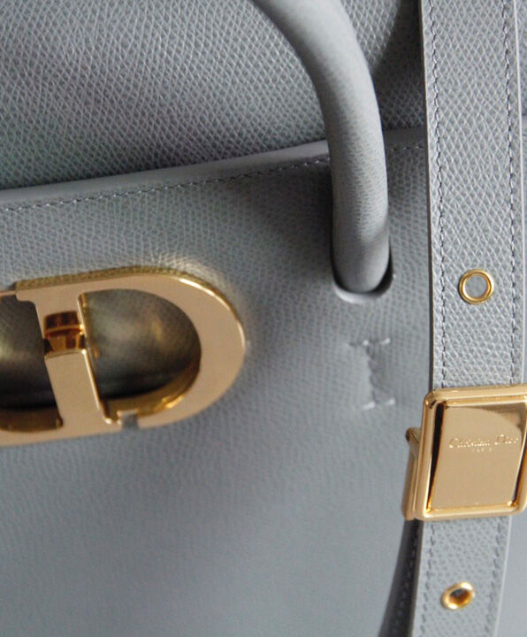 Christian Dior Large St Honore Tote Grey